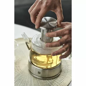 Ceainic ZWILLING, strecurătoare din oțel inoxidabil, suport pentru brichetă din oțel inoxidabil, 800 ml - Sorrento