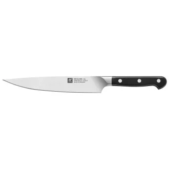 Set de cuțite ZWILLING, 3 piese, din oțel inoxidabil, cuțit de bucătar 20 cm, cuțit de feliat 20 cm, cuțit pentru frigărui 10 cm - Pro