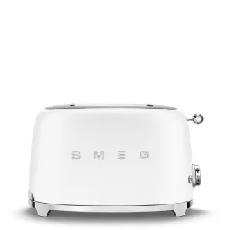 Smeg TSF01WHMEU prăjitor de pâine/toaster, 2 pâine prăjită, 6 niveluri de rumenire, sertar pesmet, stil. 50, alb mat Smeg TSF01WHMEU prăjitor de pâine/toaster, 2 pâine prăjită, 6 niveluri de rumenire, sertar pesmet, stil. 50, alb mat