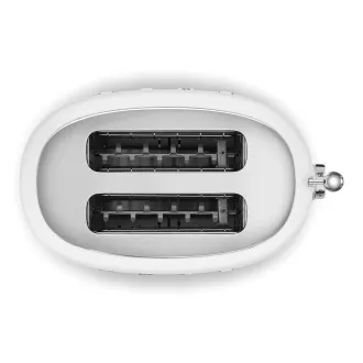 Smeg TSF01WHMEU prăjitor de pâine/toaster, 2 pâine prăjită, 6 niveluri de rumenire, sertar pesmet, stil. 50, alb mat Smeg TSF01WHMEU prăjitor de pâine/toaster, 2 pâine prăjită, 6 niveluri de rumenire, sertar pesmet, stil. 50, alb mat