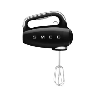 Baterie de mână Smeg HMF01BLEU, 250 W, 9 programe, timer, turbo, cruise control electronic, negru