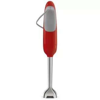 Mixer de mână Smeg HBF11RDEU, 700 W, 14850 RPM, turbo, stil anii 50, mâner antiderapant, roșu
