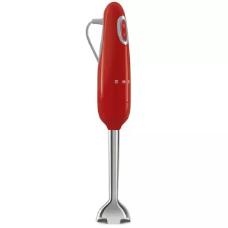 Mixer de mână Smeg HBF11RDEU, 700 W, 14850 RPM, turbo, stil anii 50, mâner antiderapant, roșu