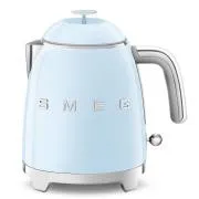 Fierbător mini Smeg KLF05PBEU, 0,8 l / 3 căni, 1400 W, stil anii '50, albastru pastel