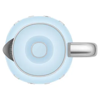 Fierbător mini Smeg KLF05PBEU, 0,8 l / 3 căni, 1400 W, stil anii '50, albastru pastel Fierbător mini Smeg KLF05PBEU, 0,8 l / 3 căni, 1400 W, stil anii '50, albastru pastel