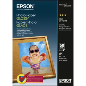 EPSON Hârtie A4 - Hârtie foto lucioasă A4 50 de coli