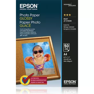 EPSON Hârtie A4 - Hârtie foto lucioasă A4 50 de coli