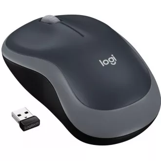 Mouse fără fir Logitech M185, dongle USB, gri