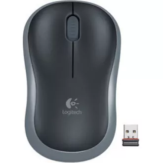 Mouse fără fir Logitech M185, dongle USB, gri