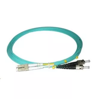 Cablu patch duplex MM 50/125, OM3, LC-ST, LS0H, 2m