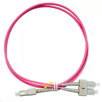 Cablu patch duplex MM 50/125, OM4, SC-SC, LS0H, 2m