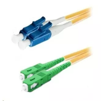 Cablu patch duplex XtendLan SM 9/125, OS2, LC(PC)-SC(APC), LS0H, 2m