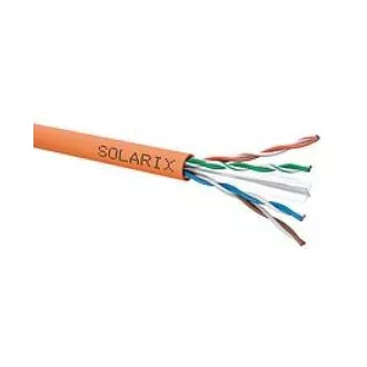 Cablu de instalare Solarix UTP, Cat6, sârmă, LSOHFR, rolă 500m SXKD-6-UTP-LSOHFR-B2ca