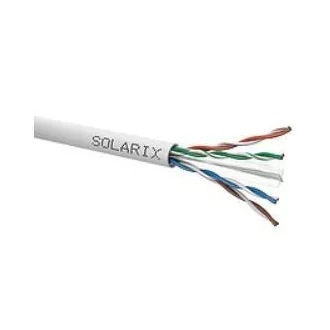 Cablu de instalare Solarix UTP, Cat6, fir, PVC, cutie 305m SXKD-6-UTP-PVC Cablu de instalare Solarix UTP, Cat6, fir, PVC, cutie 305m SXKD-6-UTP-PVC