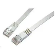 Cablu patch Solarix plat CAT6 UTP LSOH 10m gri rezistent la agățare C6-111GY-10MB