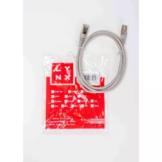 Cablu patch LYNX Cat5E, FTP - 3m, gri