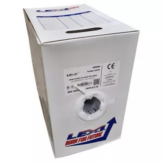 Cablu UTP LEXI-Net Cat5E, fir, PVC, alb, 305m, cutie