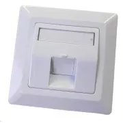 Priză universală neechipată 1 port - 80x80