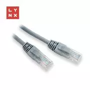 Cablu patch LYNX UTP Cat5e, PVC, CCA, 5m, gri