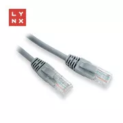 Cablu patch LYNX UTP Cat5e, PVC, CCA, 7m, gri
