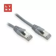 Cablu patch FTP LYNX Cat5e PVC, CCA, 20m, gri
