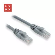 Cablu patch LYNX UTP Cat6, PVC, 10m, gri