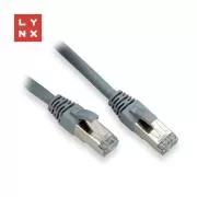 Cablu patch FTP LYNX Cat6, PVC, 10m, gri