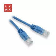 Cablu patch LYNX UTP Cat5e, PVC, CCA, 3m, albastru