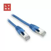 Cablu patch FTP LYNX Cat5e PVC, CCA, 15m, albastru