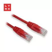 Cablu patch LYNX UTP Cat5e, PVC, CCA, 2m, roșu