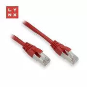 Cablu patch FTP LYNX Cat5e PVC, CCA, 10m, roșu