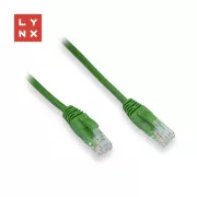 Cablu patch LYNX UTP Cat5e, PVC, CCA, 5m, verde