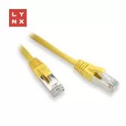 Cablu patch FTP LYNX Cat5e PVC, CCA, 10m, galben