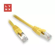 Cablu patch FTP LYNX Cat5e PVC, CCA, 15m, galben