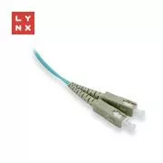 Cablu patch duplex LYNX MM, OM3, SC/SC, 50/125µm, 2m