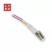 Cablu patch duplex LYNX MM, OM4, LC/LC, 50/125µm, 3m