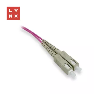 Cablu patch duplex LYNX MM, OM4, SC/SC, 50/125µm, 2m