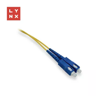 Cablu patch duplex LYNX SM, OS2, SC/SC, 9/125µm, 5m