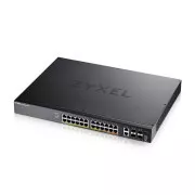 Zyxel XGS2220-30HP, comutator de acces L3, 400W PoE, 16xPoE+/10xPoE++, 24x1G RJ45 2x10mG RJ45, 4x10G SFP+ Uplink, inclusiv 1 an