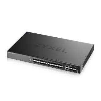 Zyxel XGS2220-30F, comutator de acces L3, 24x1G SFP, 2x10mG RJ45, 4x10G SFP+ Uplink, inclusiv 1 an NebulaFlex Pro