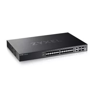 Zyxel XGS2220-30F, comutator de acces L3, 24x1G SFP, 2x10mG RJ45, 4x10G SFP+ Uplink, inclusiv 1 an NebulaFlex Pro