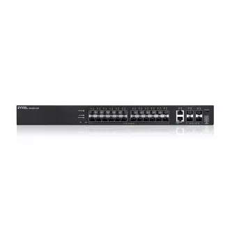 Zyxel XGS2220-30F, comutator de acces L3, 24x1G SFP, 2x10mG RJ45, 4x10G SFP+ Uplink, inclusiv 1 an NebulaFlex Pro