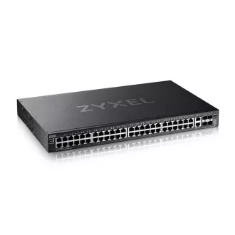 Zyxel XGS2220-54, Comutator de acces L3, 48x1G RJ45 2x10mG RJ45, 4x10G SFP+ Uplink, inclusiv 1 an NebulaFlex Pro