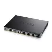 Zyxel XGS2220-54HP, comutator de acces L3, 600W PoE, 40xPoE+/10xPoE++, 48x1G RJ45 2x10mG RJ45, 4x10G SFP+ Uplink, inclusiv 1 an