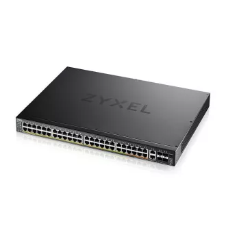 Zyxel XGS2220-54FP, Comutator de acces L3, 960W PoE, 40xPoE+/10xPoE++, 48x1G RJ45 2x10mG RJ45, 4x10G SFP+ Uplink, incl. 1 an