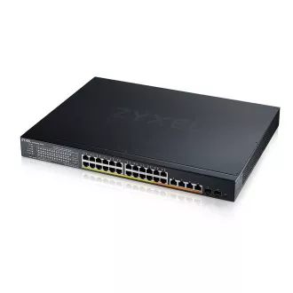 Zyxel XMG1930-30HP, Comutator de 24 de porturi 2.5GbE Smart Managed Layer 2 PoE 700W 22xPoE /8xPoE   cu 4 10GbE și 2 uplink-uri SFP