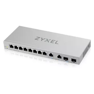 Zyxel XGS1210-12 Comutator Gigabit Webmanaged cu 12 porturi, 8x gigabit RJ45, 2x 2, 5GbE RJ45, 2x SFP