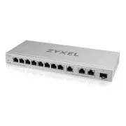 Zyxel XGS1250-12 v2, switch desktop cu 12 porturi Gigabit, administrat web, cu 8 porturi 1G + 3 porturi MultiGig 1/2.5/5/10G + 1 port SFP