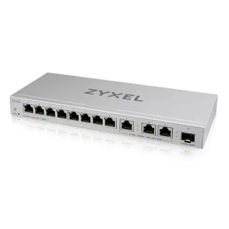 Zyxel XGS1250-12 v2, switch desktop cu 12 porturi Gigabit, administrat web, cu 8 porturi 1G + 3 porturi MultiGig 1/2.5/5/10G + 1 port SFP