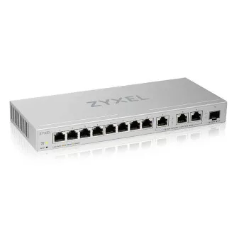 Zyxel XGS1250-12 v2, switch desktop cu 12 porturi Gigabit, administrat web, cu 8 porturi 1G + 3 porturi MultiGig 1/2.5/5/10G + 1 port SFP